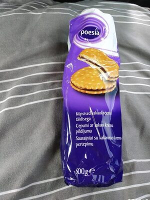 Küpsised kakaokreemi täidisega