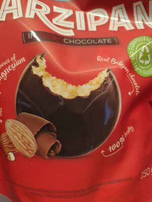 marzipan in dark chocolate