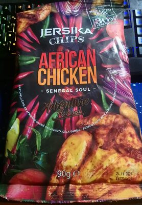 Kartulikrõpsud Aafrika stiilis kana maitsega