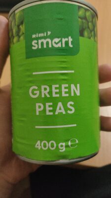 rimi green peas front packaging