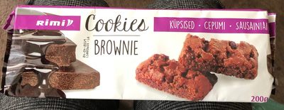 Cookie brownie front packaging