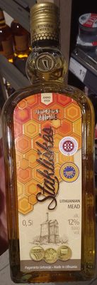 Lithuanian Mead "Stakliškės" front packaging