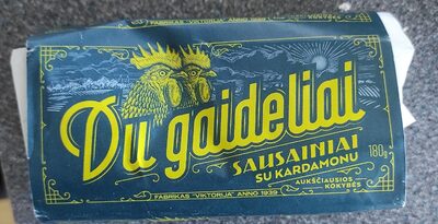 Du Gaideliai Sausainiai su Kardamonu