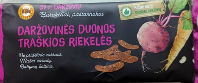 Daržovinės duonos riekelės