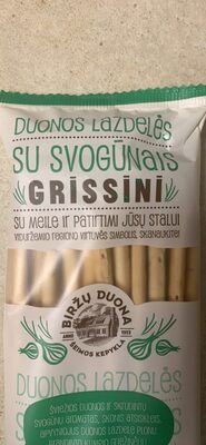 Duonos lazdelės su svogūnais Grissini