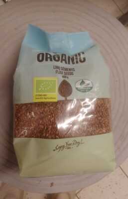 Ekologiskos linu semenys Alvo front packaging