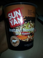 Instant noodle beef flavor
