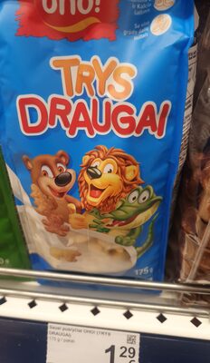 Sausi pusryciai front packaging