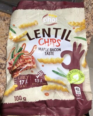 Lentil Chips Maple Bacon Taste
