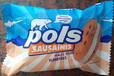 Vanilla Flavoured Ice Cream with Cookies