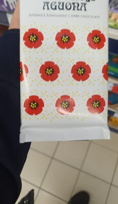 šokoladas raudonoji aguona