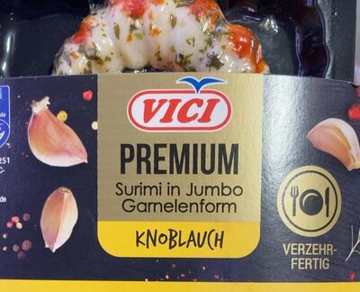 Premium surimi in Jumbo Garnelenform