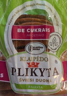 plikyta šviesi duona