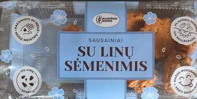 SAUSAINIAI SU LINŲ SĖMENIMIS