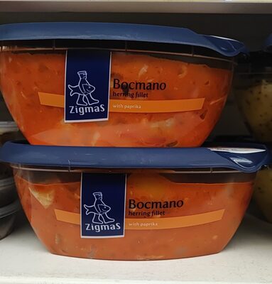 siļķu fileja Zigmas Bocmano ar papriku front packaging