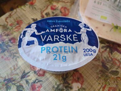 Graikiška amfora varškė protein