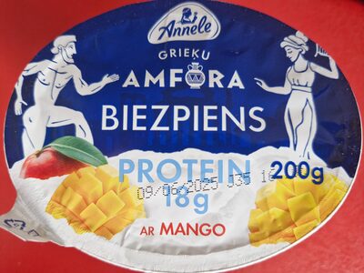 Amfora Greek Cottage Cheese With Mango front packaging