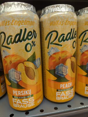 nealkoholinis radler persikų