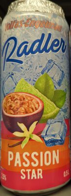 pasiflorų skonio alaus kokteilis