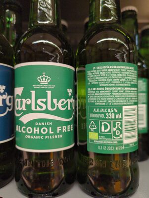 ekologiškas nealkoholinis alus front packaging