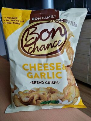 Cheese & garlic bread crisps