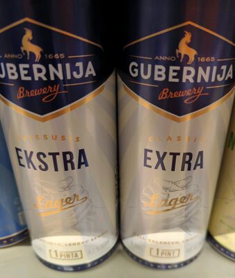 Šviesusis extra lager 5.7% front packaging