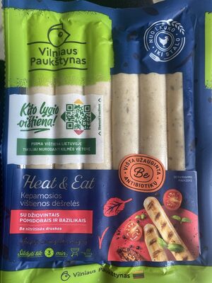 Kepamos vištienos dešrelės Heat & Eat