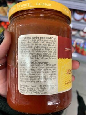 Tomato Sauce, "old Tradition"