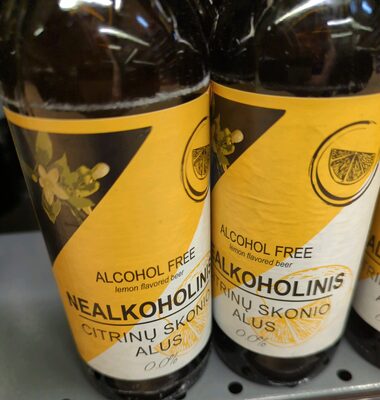 nealkoholinis citrinų skonio alus