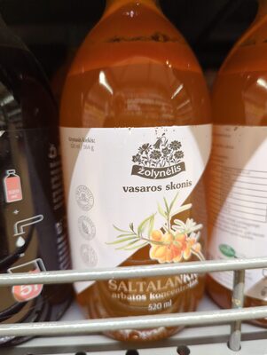 Šaltalankių arbatos koncentratas