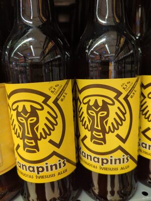 nefiltruotas šviesusis alus 5.1%