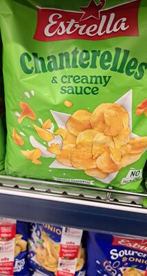 Chanterelles & Creamy Sauce Chips