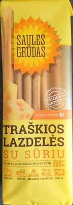 traškiis lazdelės su sūriu