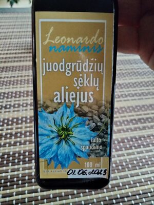 Nerafinuotas juodgrūdžių aliejus