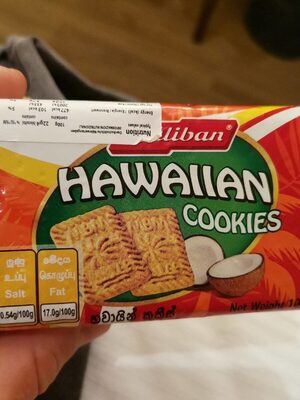 maliban Hawaiian Cookies