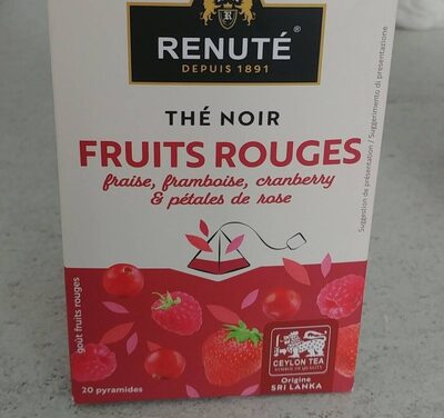 Thé noir fruits rouges