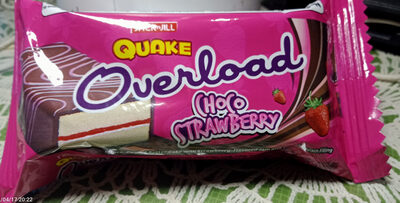 Quake Overload Choco Strawberry front packaging