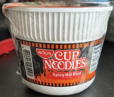 Nissin Cup Noodles Spicy Hot Beef Flavor