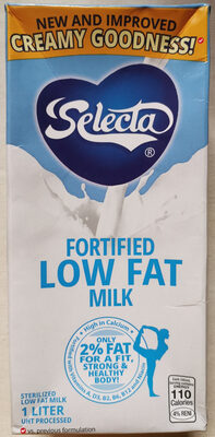 Fortified Low Fat Milk