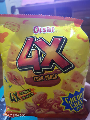 Oishi 4x Corn Snack - Cheddar Flavor