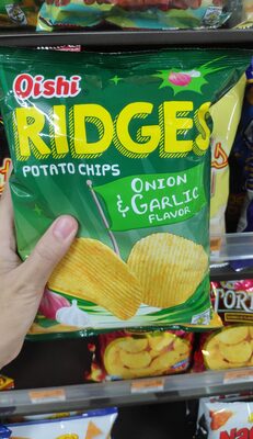 Oishi Ridges Onion and Garlic