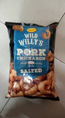 leslies wild willy pork chicharon salted
