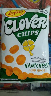 Clover Chips Ham and Cheese Flavoures Tapioca and Corn Snacks