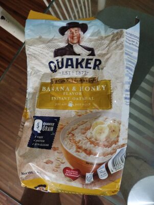 Instant Oats Banana And Honey front packaging