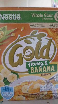Gold Honey and Banana Flakes