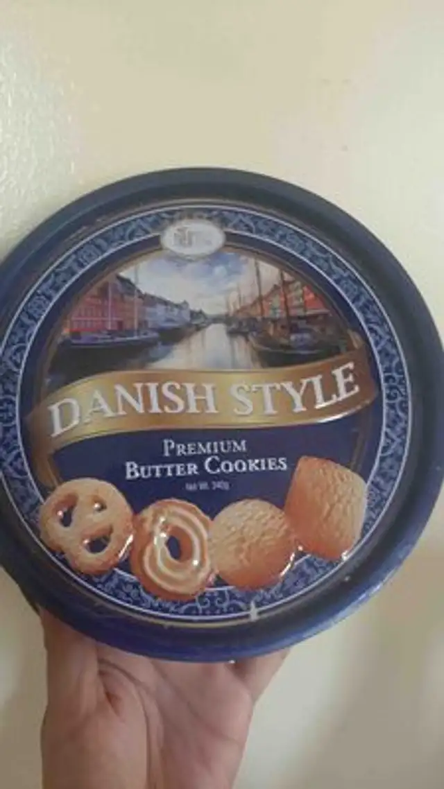 Danish Style Butter Cookies front packaging