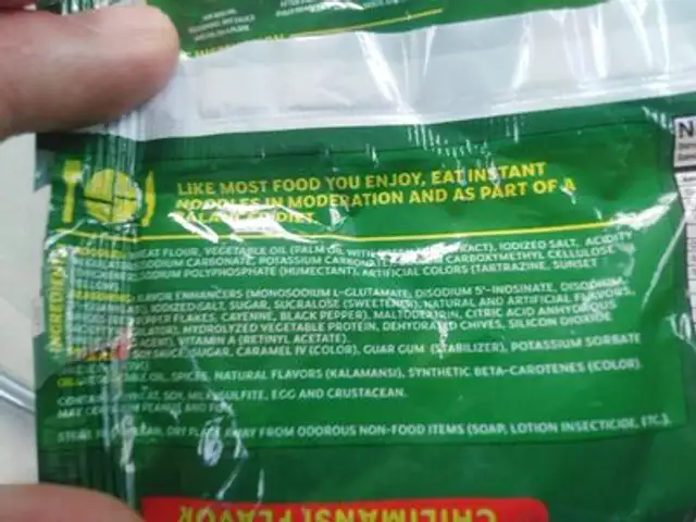 Pancit Canton Chilimansi ingredients label