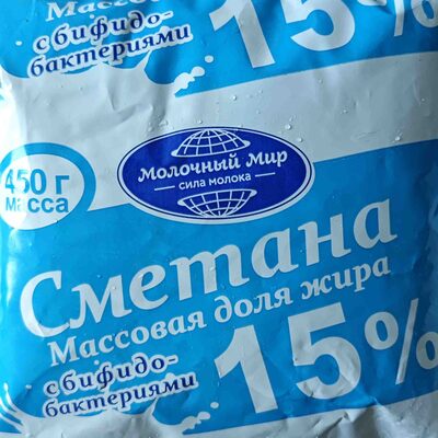 Сметана, 15%