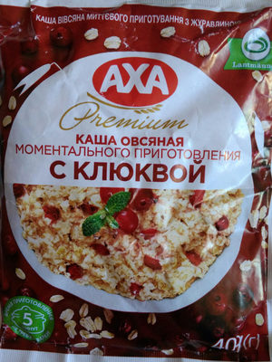 Каша вівсяна миттєвого приготування з журавлиною