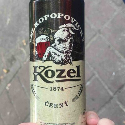 Пиво Velkopopovicky Kozel cerny